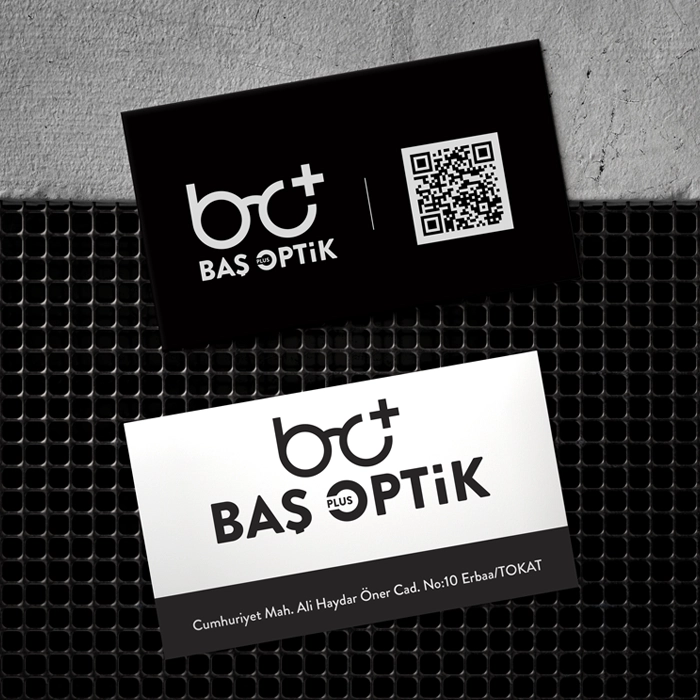 Baş Plus Optik - Kartvizit
